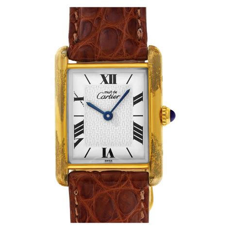 vintage cartier tank watch women's|certified pre owned cartier watches.